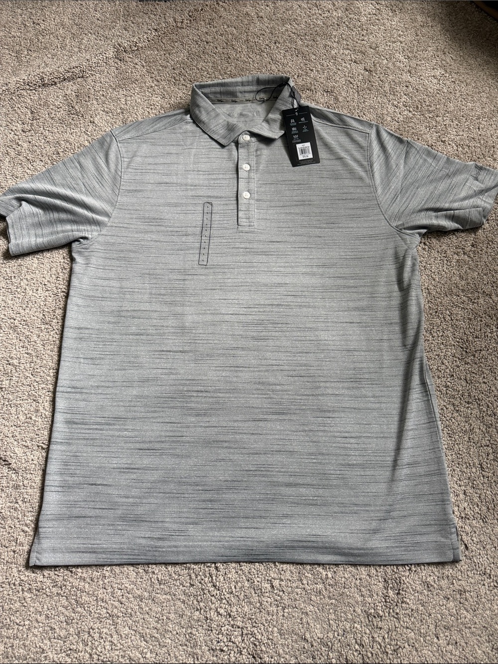 Walter Hagen Perfect 11 Men's Gray Polo Shirt